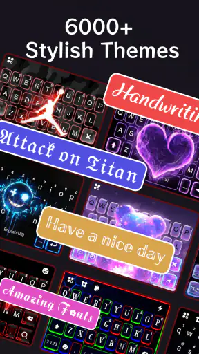 Motywy Neon Red Heartbeat screenshot
