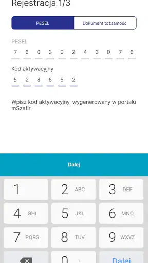 mSzafir screenshot
