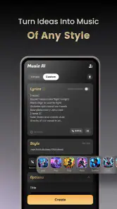 Music AI: Generator coverów screenshot