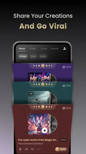Music AI: Generator coverów screenshot