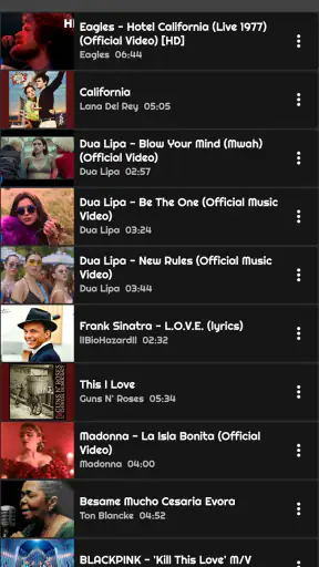 MusicaMila Odtwarzacz Muzyki screenshot