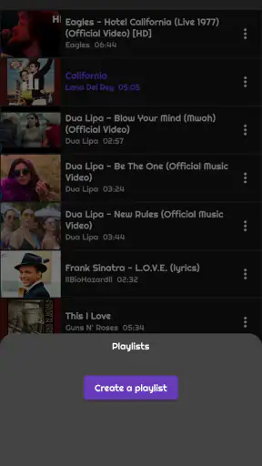 MusicaMila Odtwarzacz Muzyki screenshot