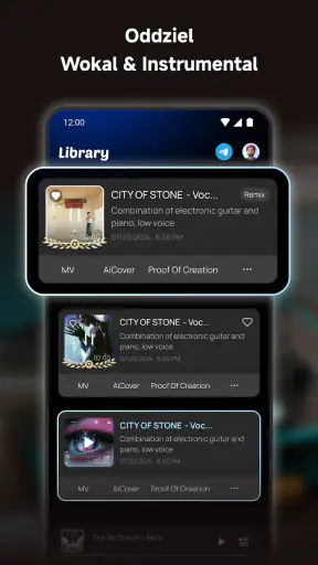 MusicLab: AI Piosenka i Video screenshot