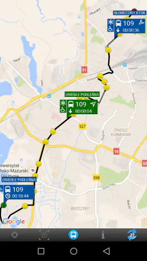 myBus online screenshot