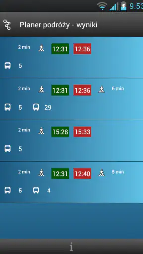 myBus online screenshot