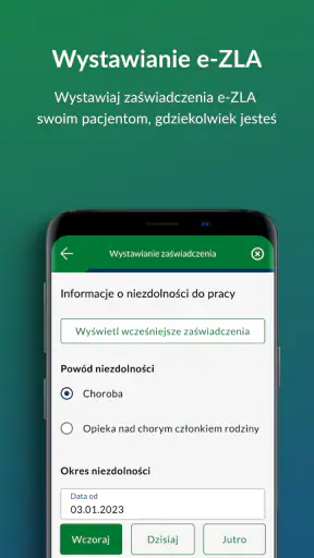 mZUS dla Lekarza screenshot