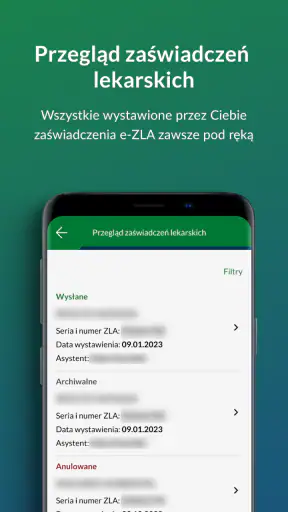 mZUS dla Lekarza screenshot