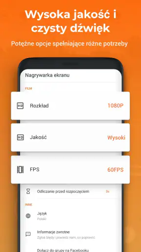 Nagrywanie Ekranu - XRecorder screenshot
