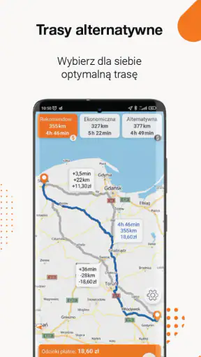 Nawigacja Orange screenshot