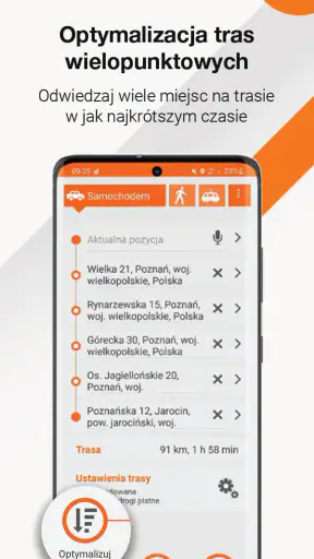 Nawigacja Orange screenshot