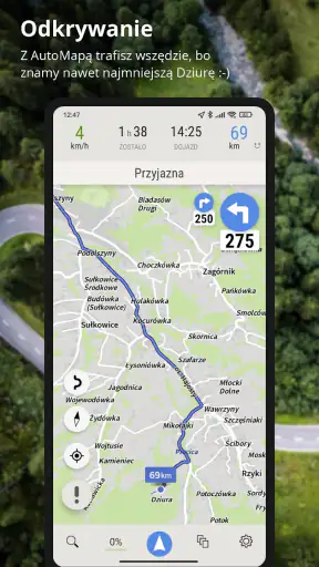 Nawigacja Planer tras AutoMapa screenshot