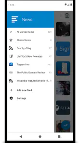 Nextcloud News screenshot