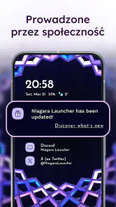 Niagara Launcher Ekran główny screenshot