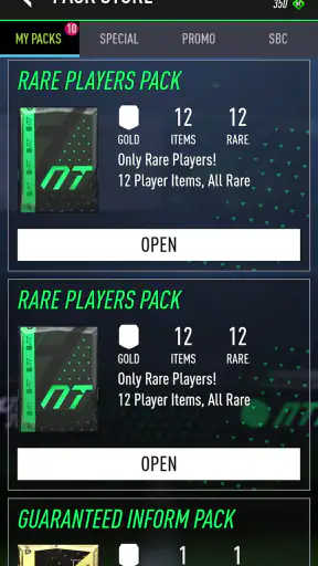 Nicotom 24 Draft + Pack Opener screenshot