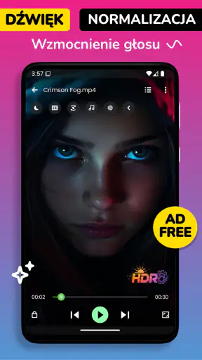 Night Video Player - voice amp screenshot