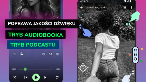 Night Video Player - voice amp screenshot