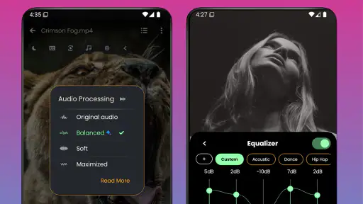 Night Video Player - voice amp screenshot