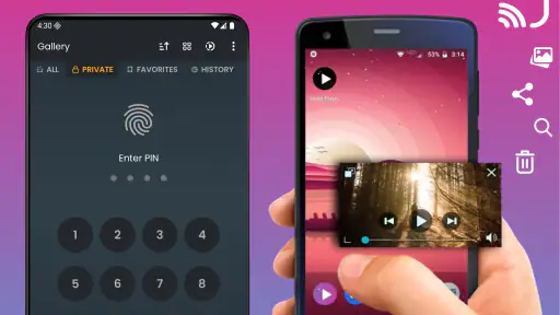 Night Video Player - voice amp screenshot