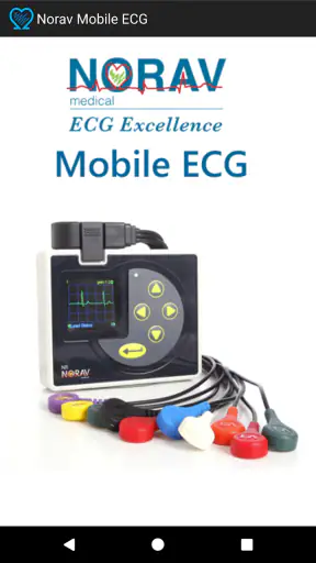 Norav Mobile ECG screenshot