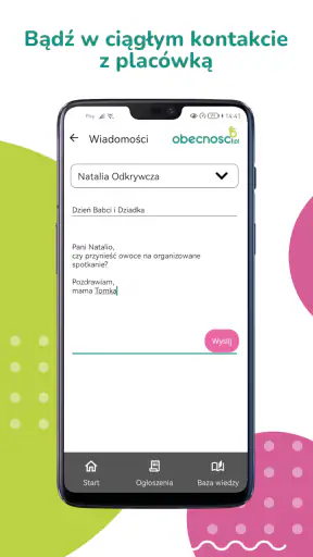 Obecnosci Rodzice/Opiekunowie screenshot