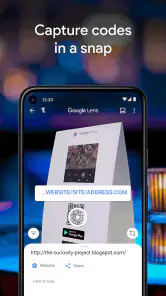 Obiektyw Google screenshot