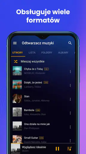 Odtwarzacz muzyki, muzyka play screenshot