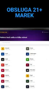 Odzyskaj Kod do Radia screenshot