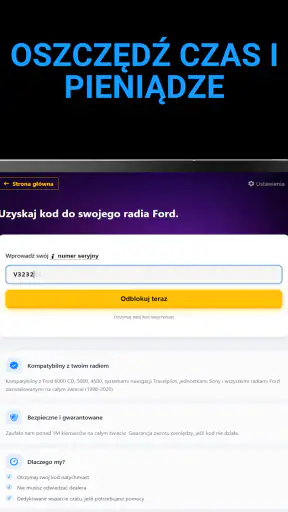 Odzyskaj Kod do Radia screenshot