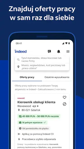 Oferty pracy screenshot