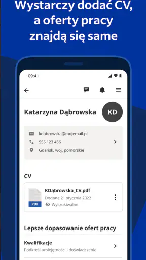 Oferty pracy screenshot