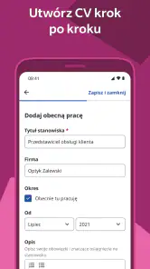 Oferty pracy screenshot