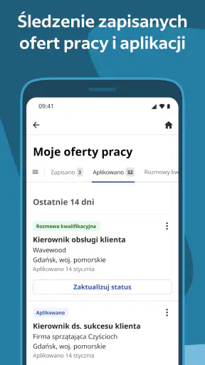 Oferty pracy screenshot