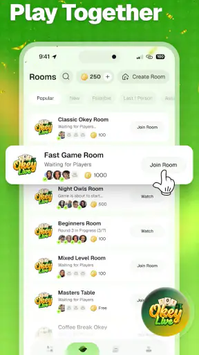 Okey Live: Rummy Board Game screenshot