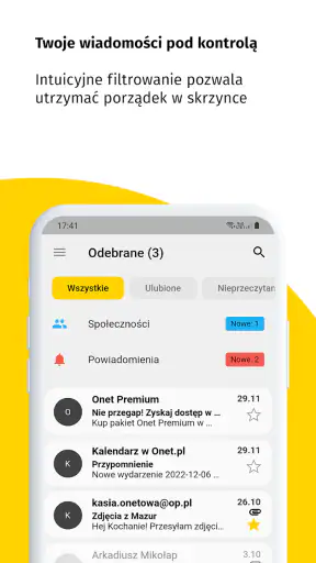 Onet Poczta screenshot