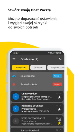 Onet Poczta screenshot