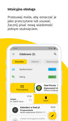 Onet Poczta screenshot