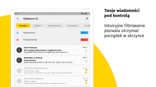 Onet Poczta screenshot