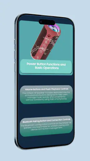 Ortizan X8 Speaker App Guide screenshot