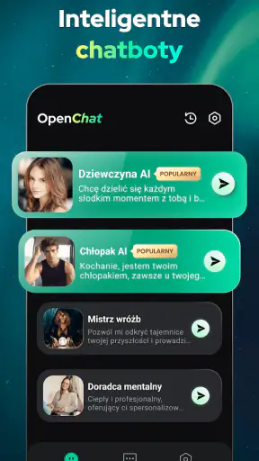 Otwarty Czat: Aplikacja Bot AI screenshot