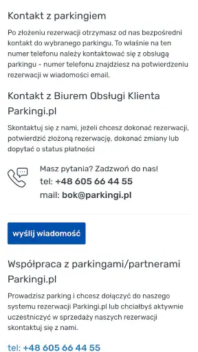 Parkingi Lotniskowe screenshot