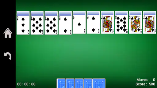 Pasjans Pająk screenshot