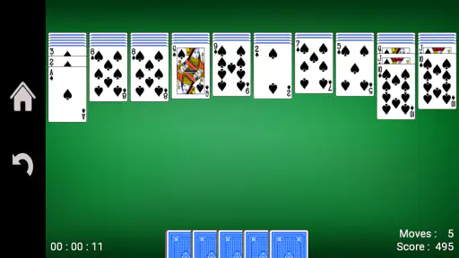 Pasjans Pająk screenshot
