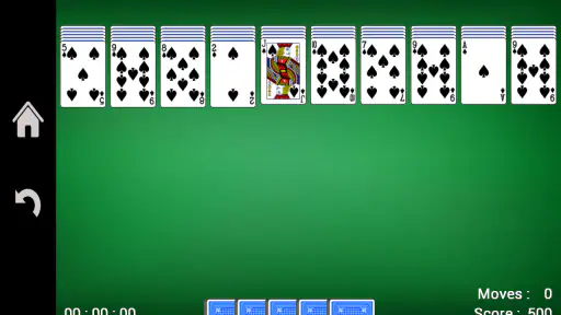 Pasjans Pająk screenshot