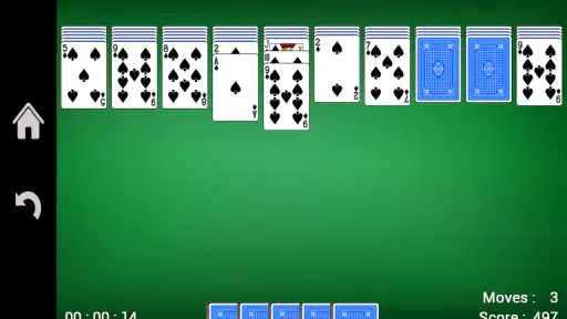 Pasjans Pająk screenshot