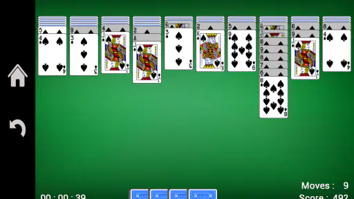 Pasjans Pająk screenshot