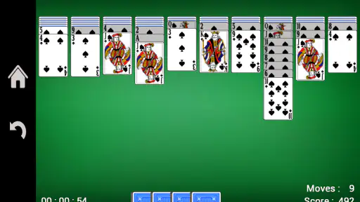 Pasjans Pająk screenshot