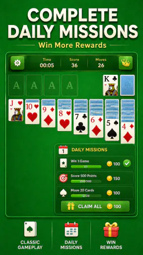 Pasjans Polski Klasyczne gry screenshot
