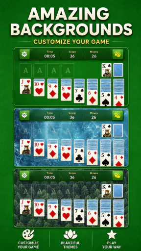 Pasjans Polski Klasyczne gry screenshot
