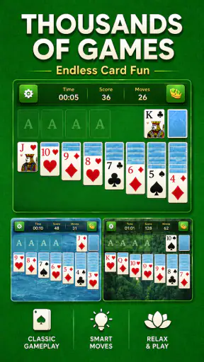 Pasjans Polski Klasyczne gry screenshot
