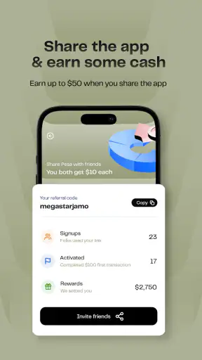 Pesa: Money Transfer screenshot